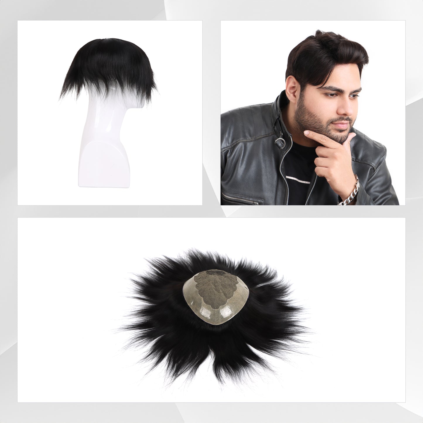 Hairs n You Pure SILK Perfection | Comfortable Men's Hair Patch Hairs n You