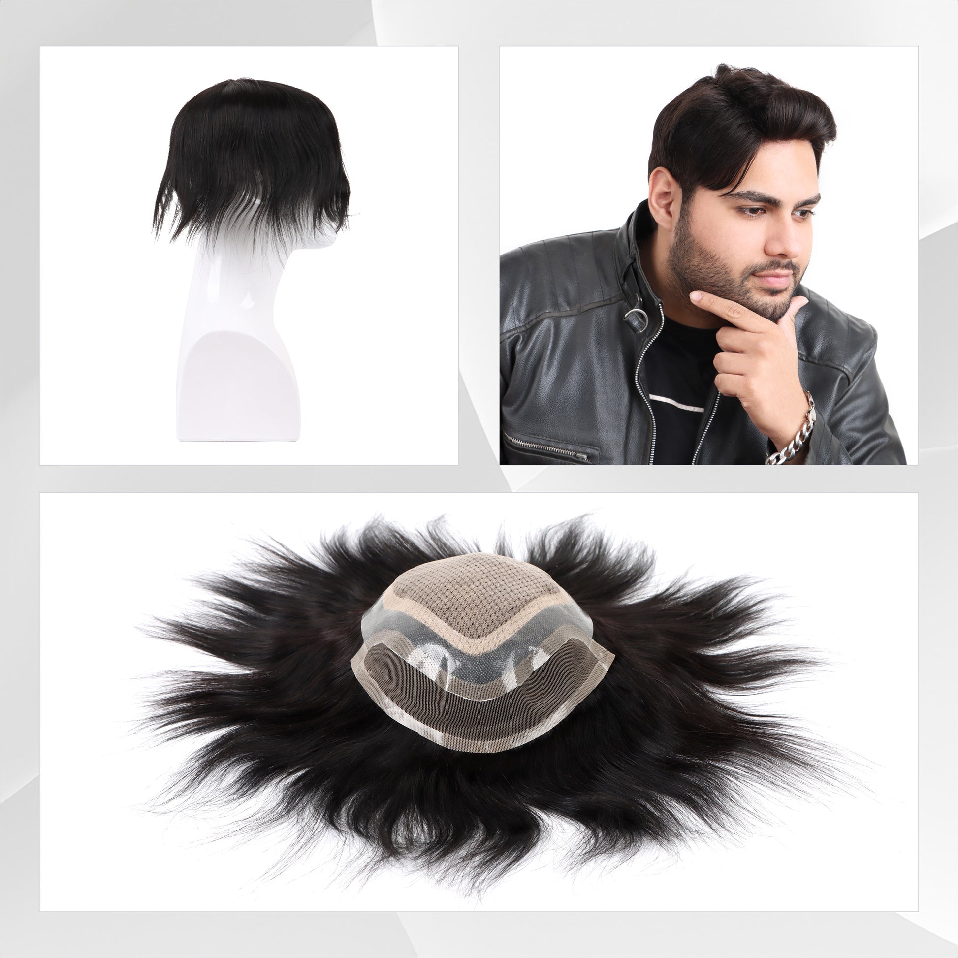 Hairs n You Ultra-Premium Authentic AUSTRALIA MIRAGE FRONT LACE Men's hair Patch Hairs n You