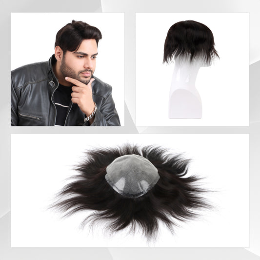 Hairs n You Ultra-Thin Premium POLY PU (Ultra thin) Men's hair patch Hairs n You