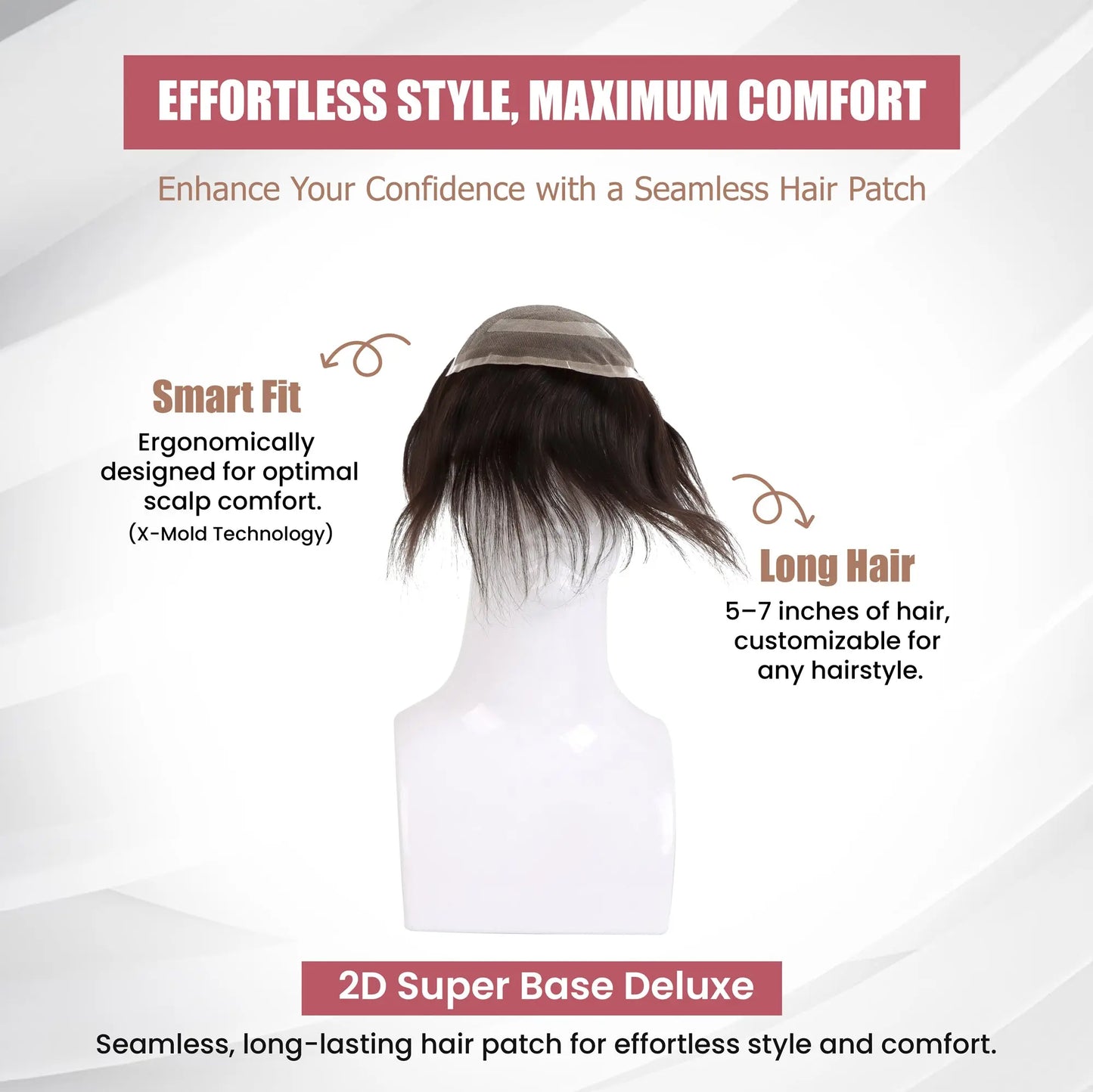 Hairs n You Q6 (FRONT LACE) Masterpiece | Undetectable Hair System for Men Hairs n You